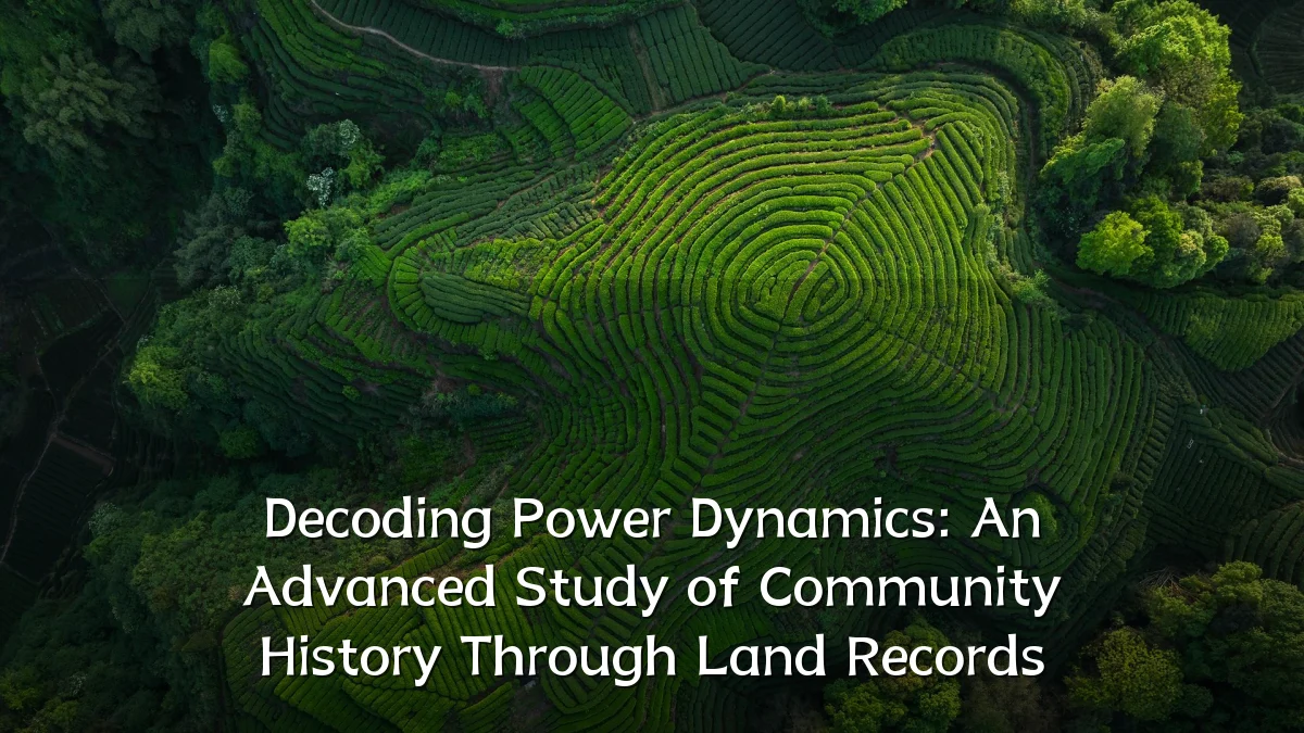 Decoding Power Dynamics: An Advanced Study of Community History Through Land Records