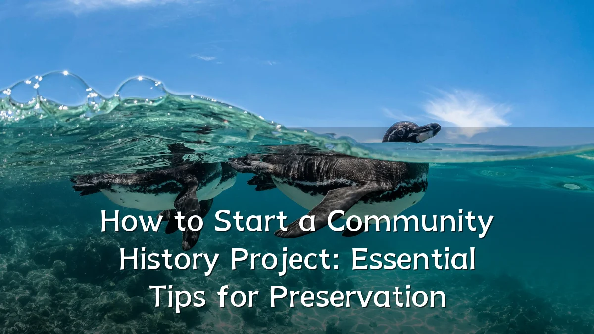 How to Start a Community History Project: Essential Tips for Preservation
