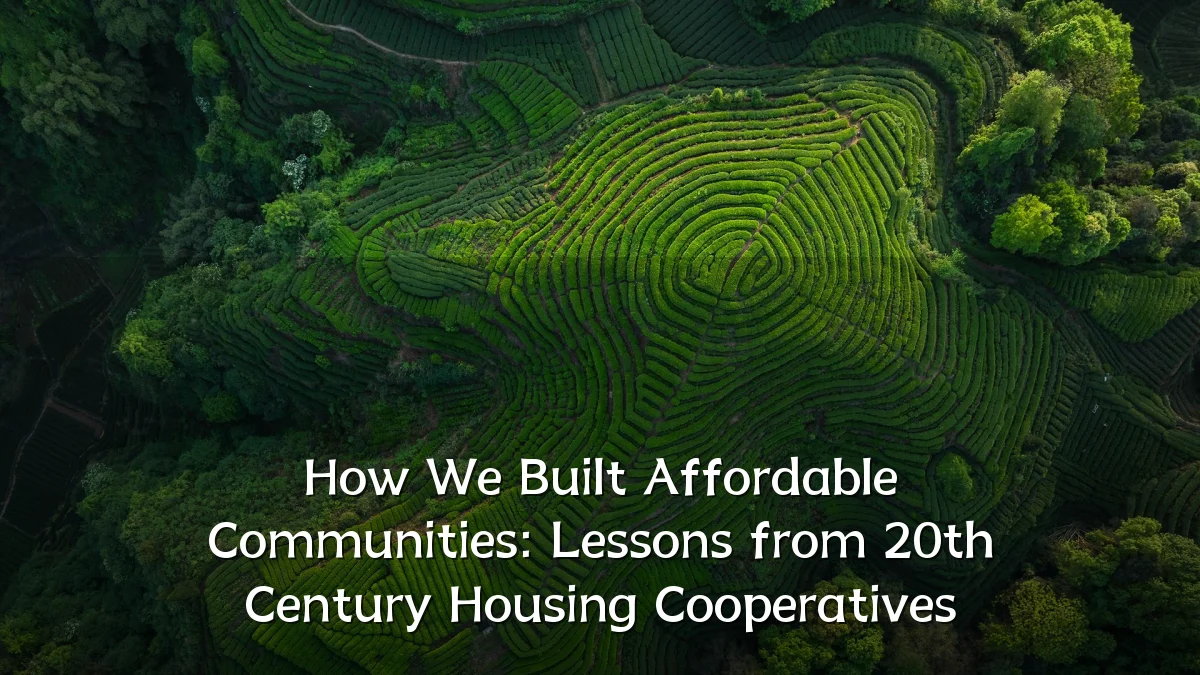 How We Built Affordable Communities: Lessons from 20th Century Housing Cooperatives