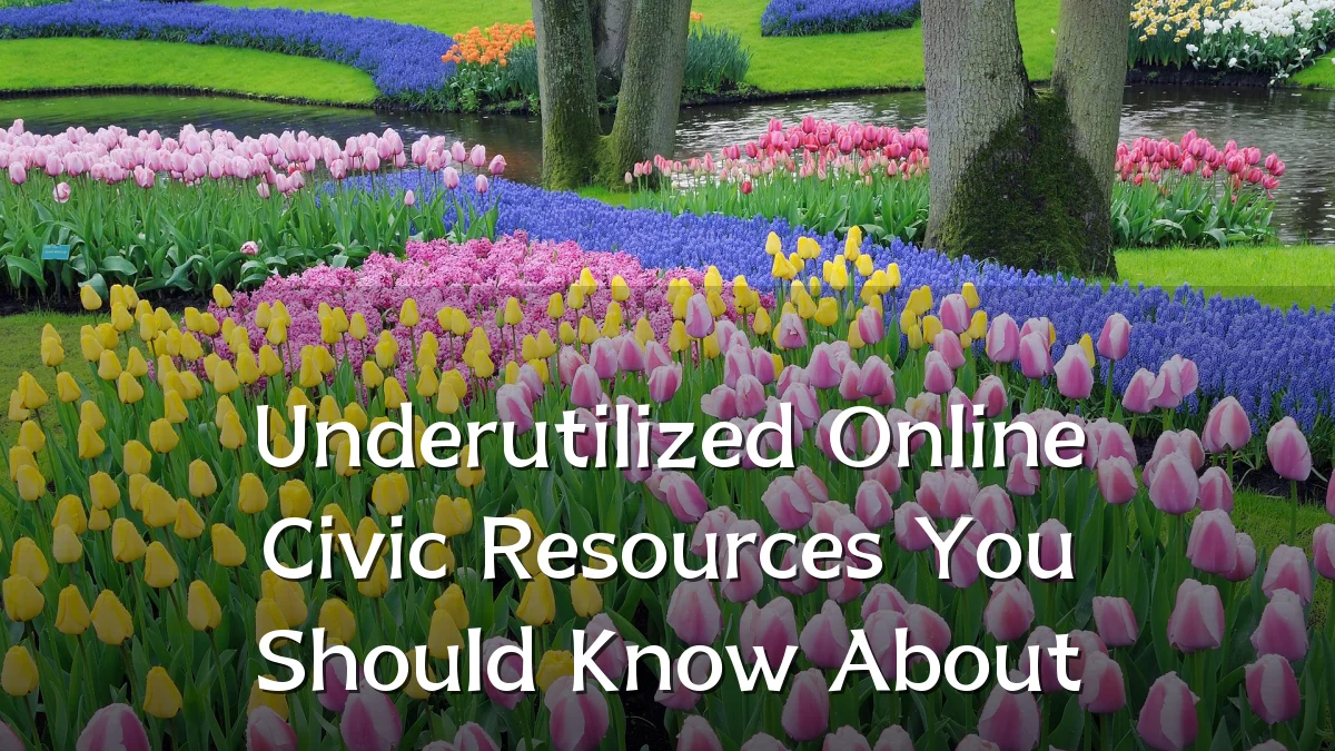 Underutilized Online Civic Resources You Should Know About