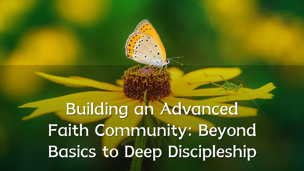 Building an Advanced Faith Community: Beyond Basics to Deep Discipleship